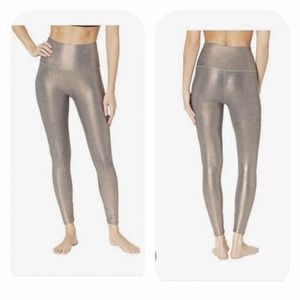 Beyond Yoga Dusted Metallic Hi Rise Leggings Size Small